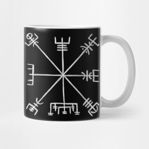 Nordic Magical Stave Vegvisir by LaForma